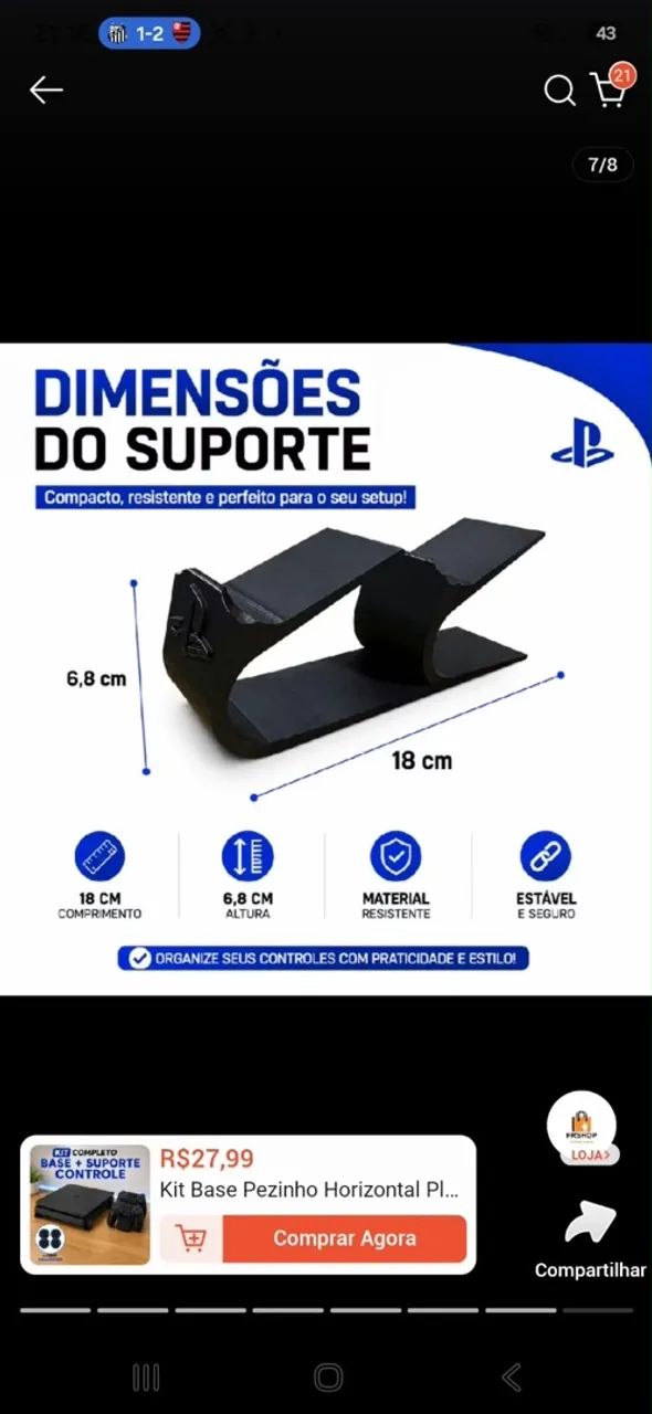 Suporte de Ps4/Ps5 - Foto 2