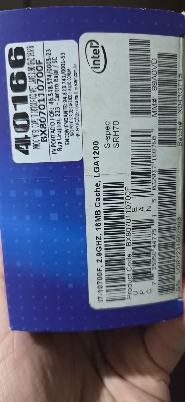 Processador Core I7 10700F - Foto 2