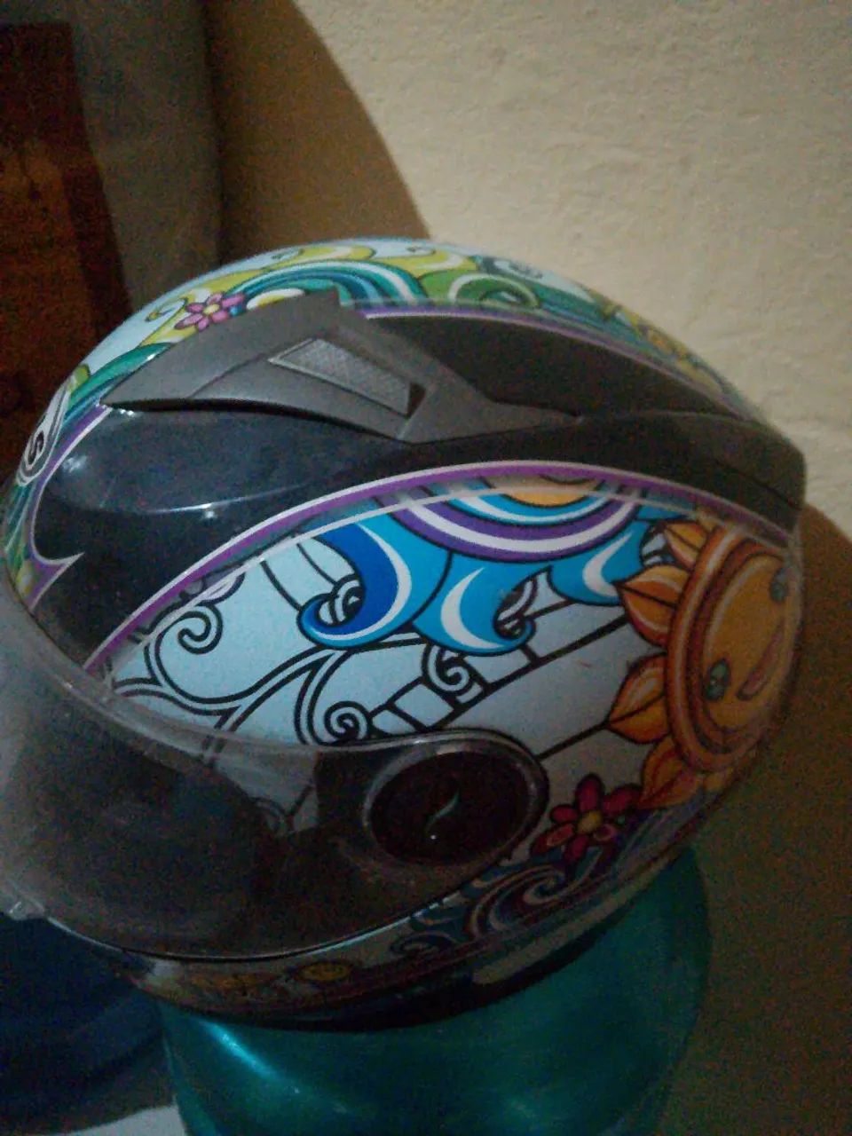 Capacete usado 