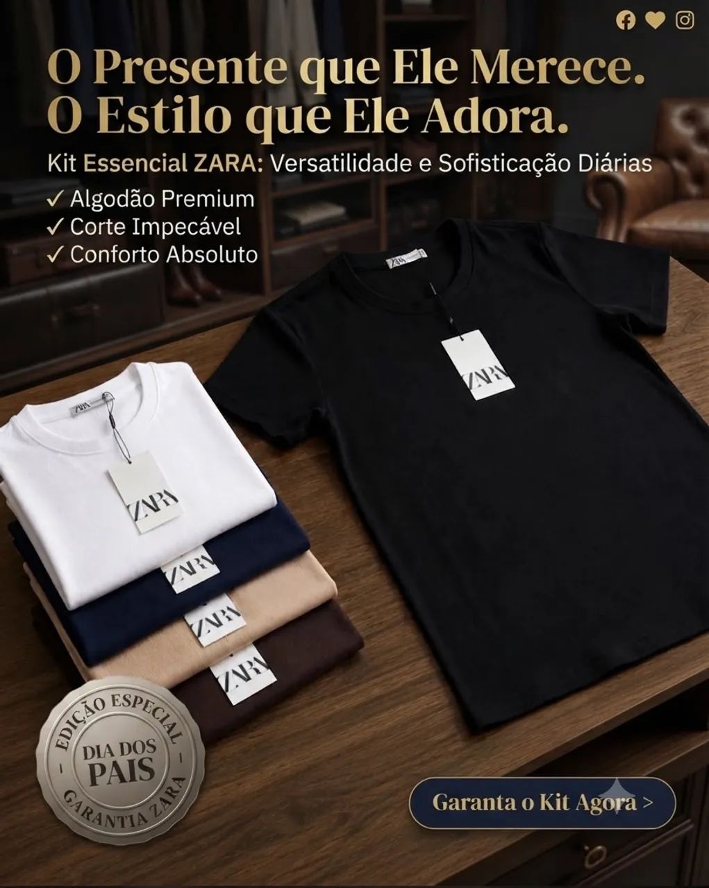 Camisa Masculina 