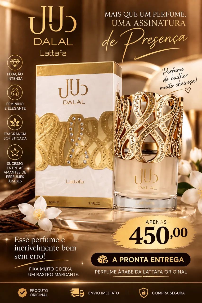 Perfume árabe dalal lattafa original - Foto 3