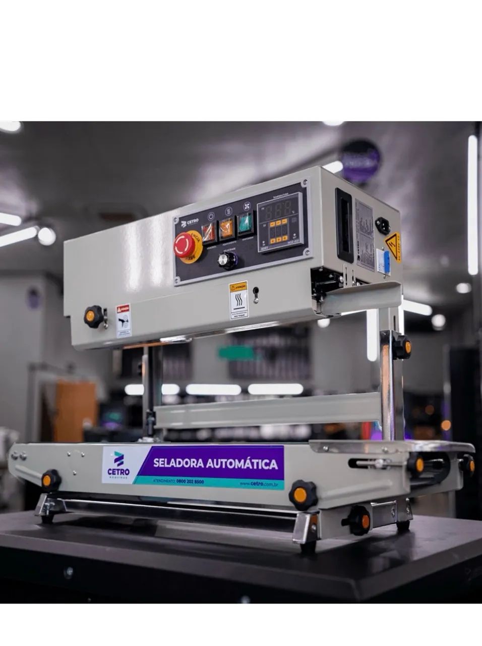 Seladora automática contínua vertical e horizontal (produto está novo) - Foto 2