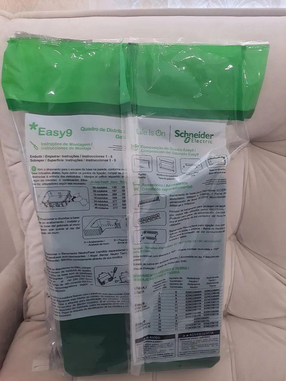 Quadro de distribuição disjuntores Schneider - Foto 2