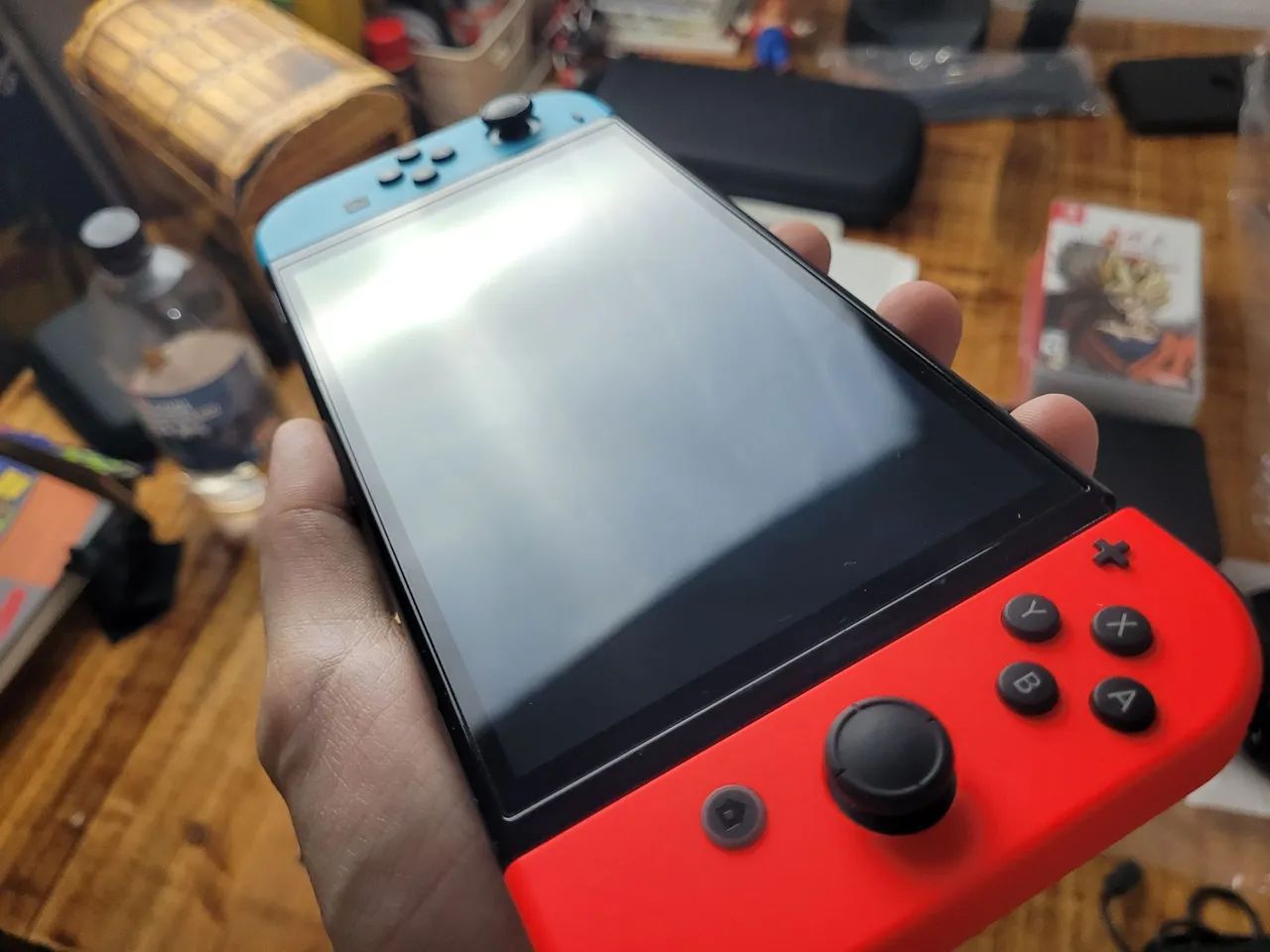 Nintendo Switch Oled Com 7 jogos Físicos - Consoles de Vídeo Game