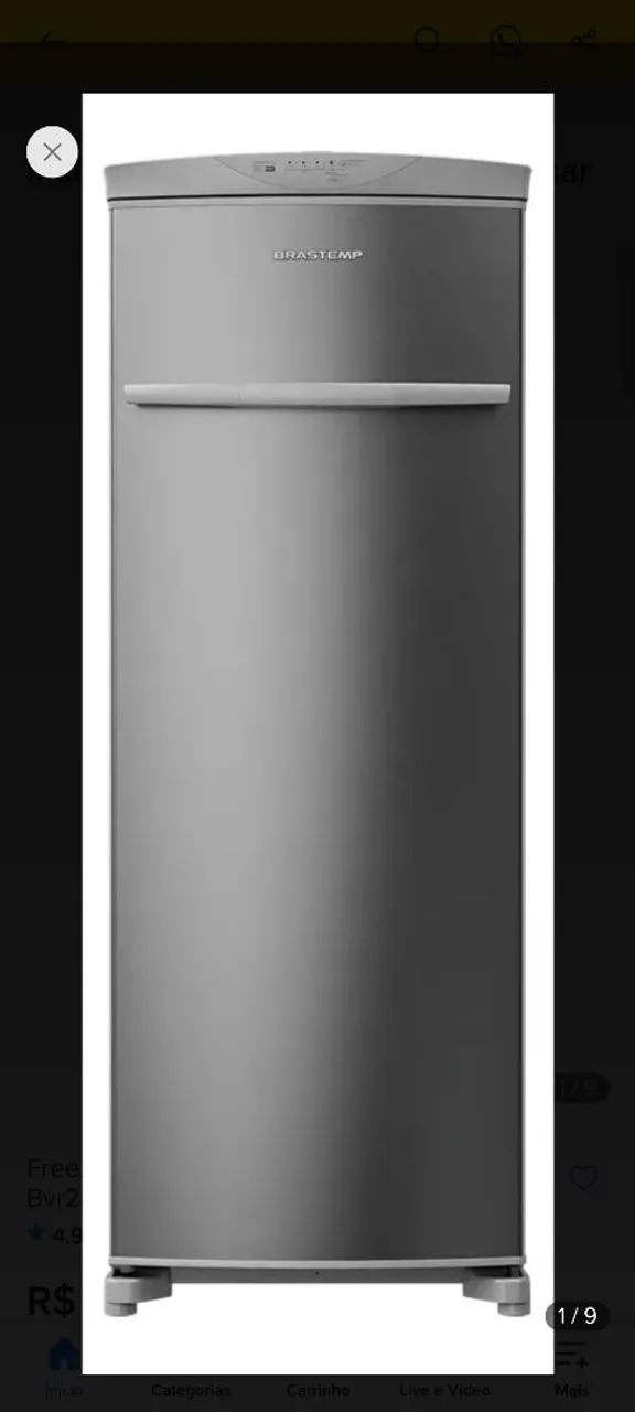 Freezer flex vertical Brastemp