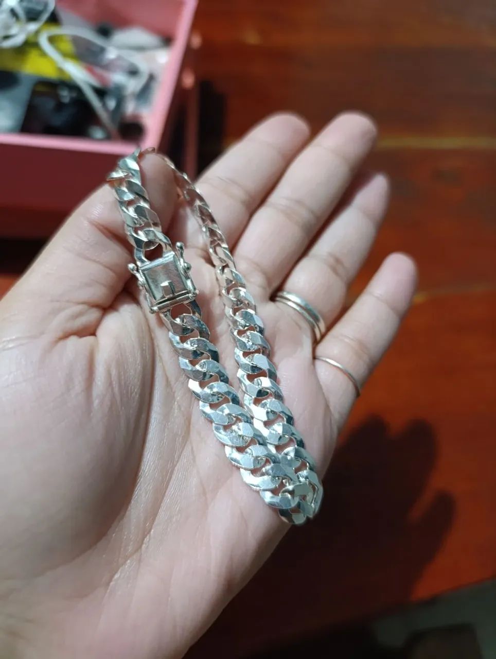 Vendo pulseira de prata  - Foto 2
