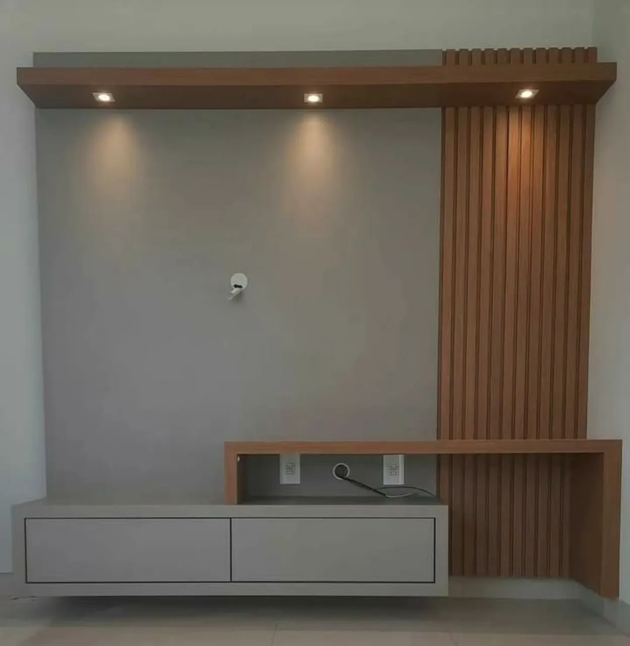 Guarda roupas planejado e painel sala - Foto 5