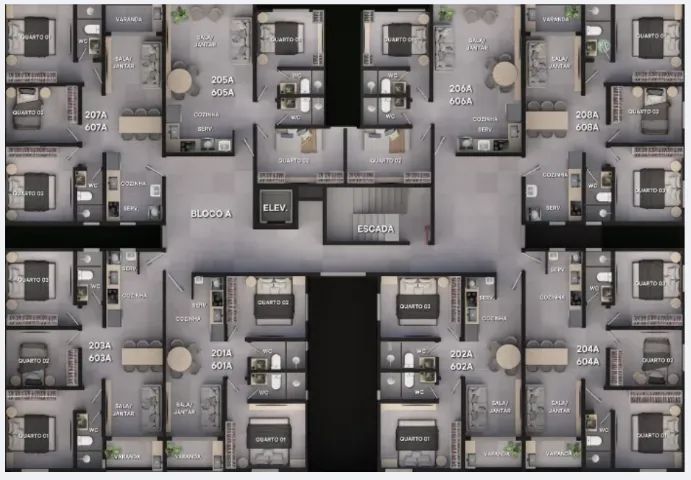 Apartamento 2 e 3 Quartos no Altiplano Documentação Grátis Entrada Parcelada - Foto 3