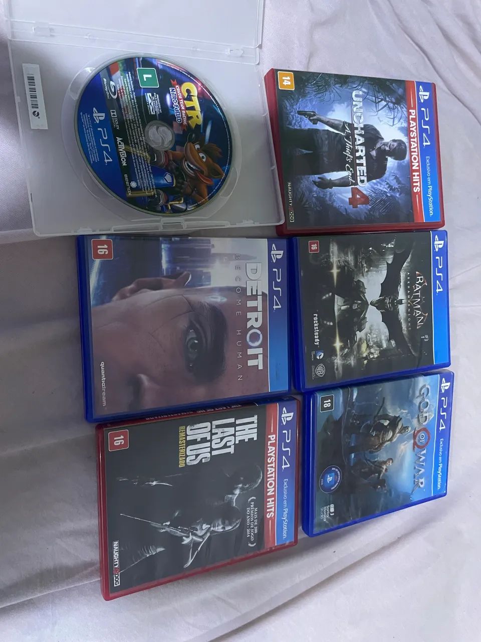 Playstation 4 Desbloqueado + 6 jogos físicos - Foto 2