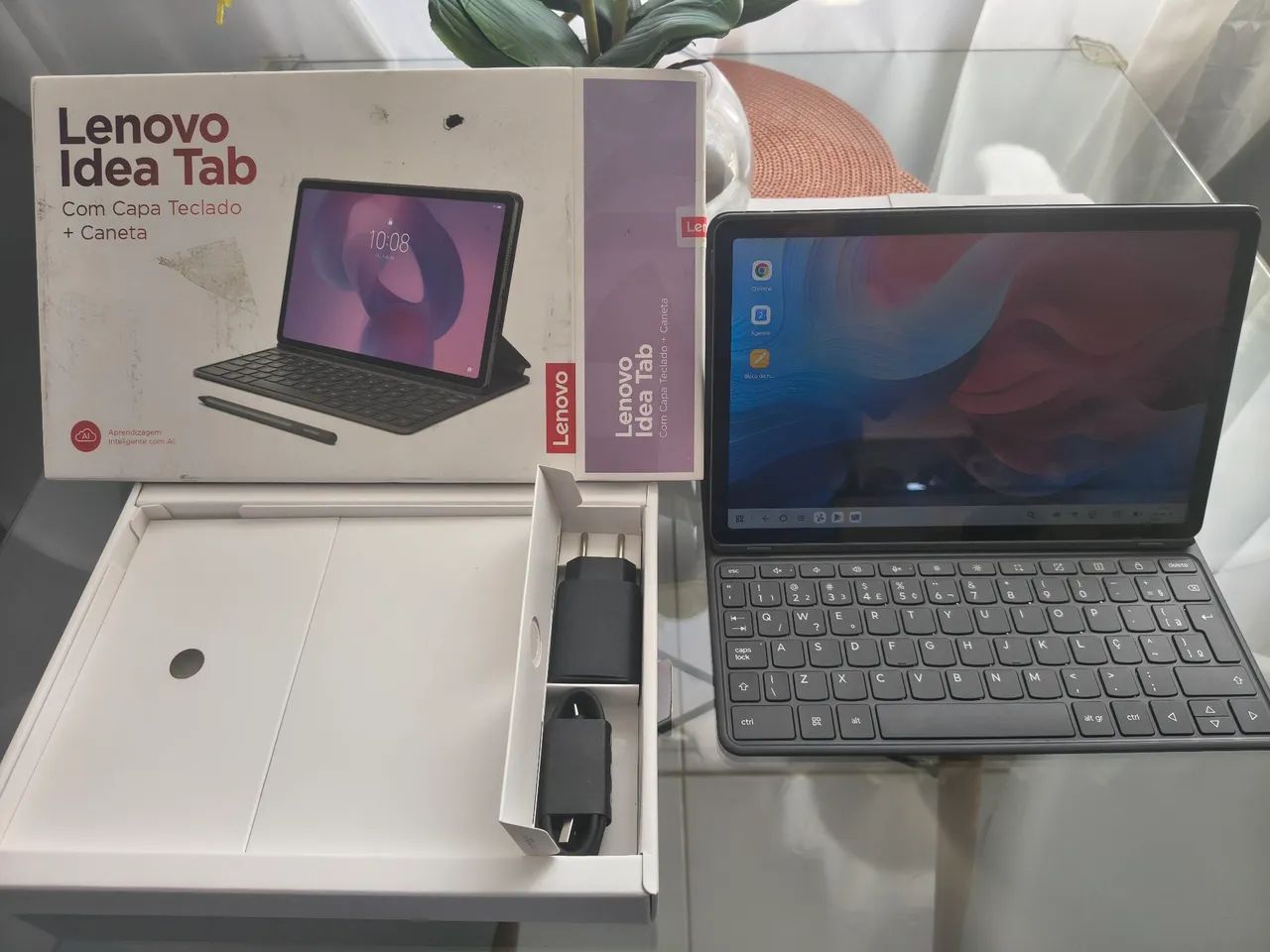 Tablet Lenovo - Completo em estado de loja. - Foto 3