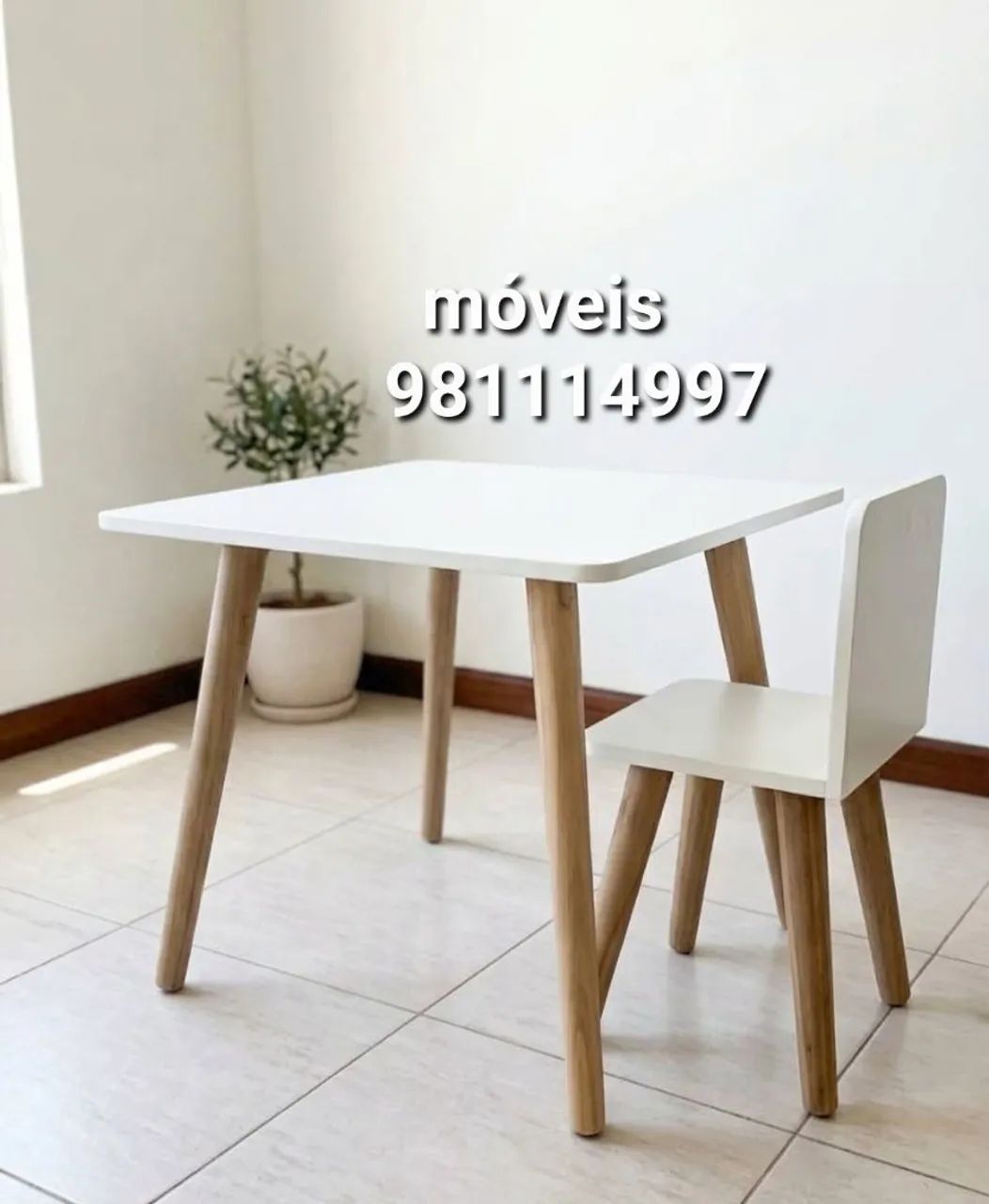 Mesas, cadeiras infantil aparti R$99 - Foto 3