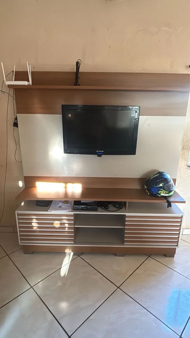 Rack com painel 