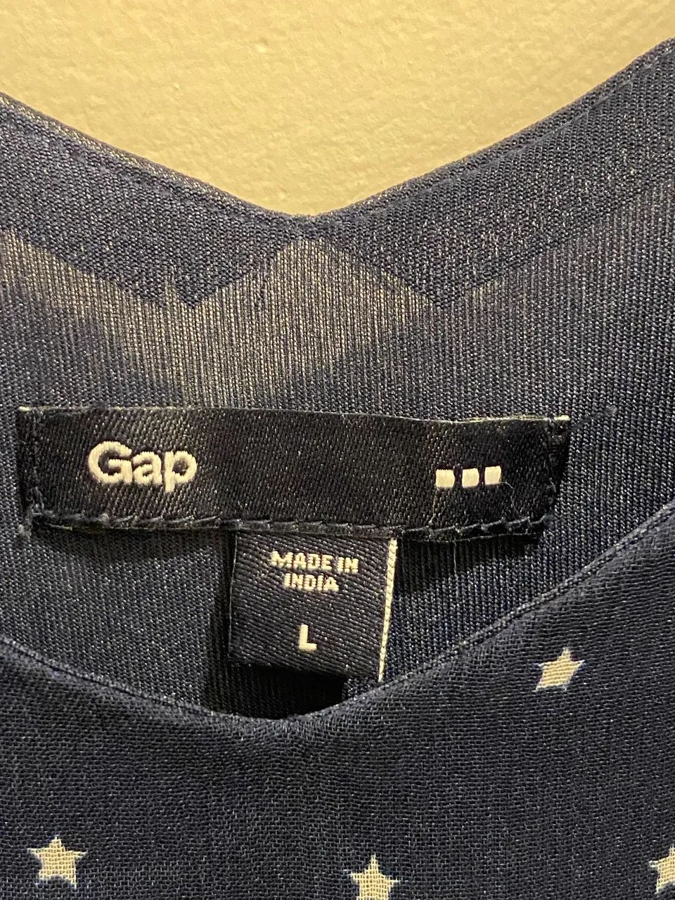 Vestido gap poá azul marinho - Foto 5