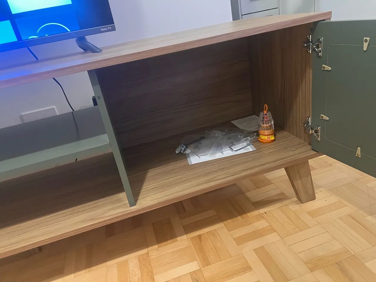 Rack Retrô para Tv até 75 polegadas MDF 180cm - Foto 3