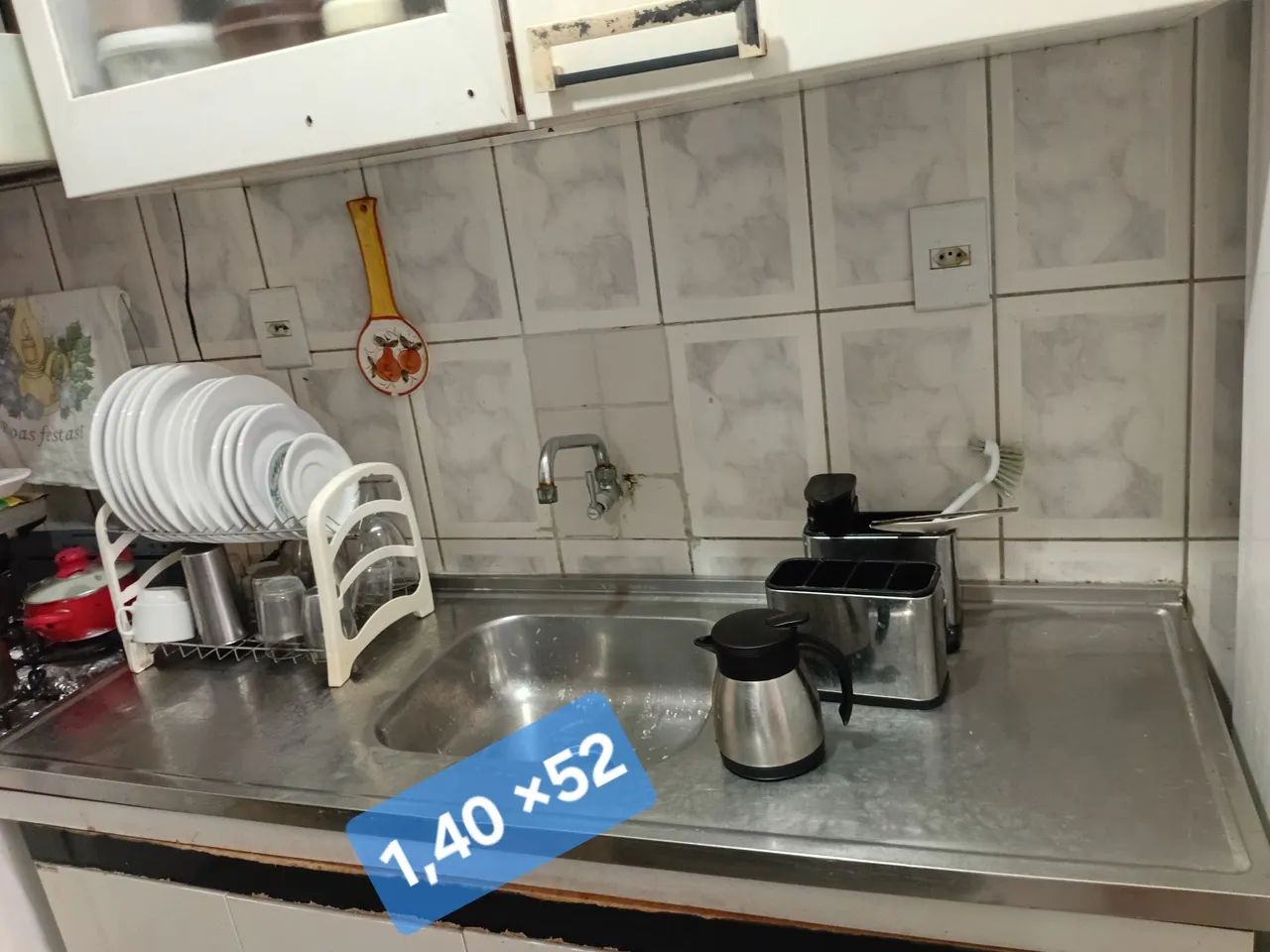 Balcão cozinha inox