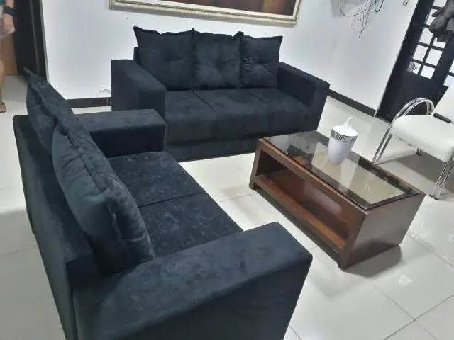 Conjunto De Sofá 2 e 3 Lugares Milena Novo