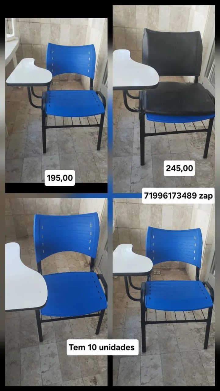Cadeiras universitárias 