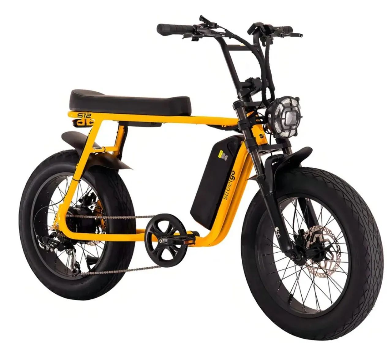 Bicicleta STREET GO S12 amarelo 750w