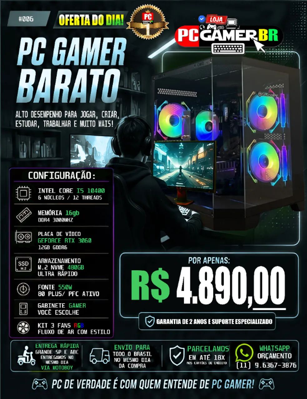 Pc Gamer que voce procura esta aqui! - Foto 2