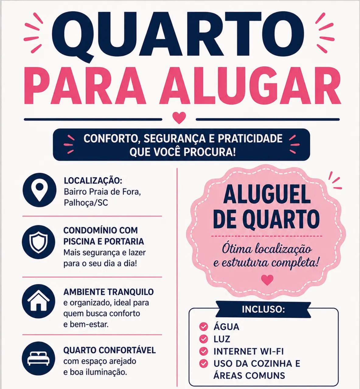 Quarto para moça 