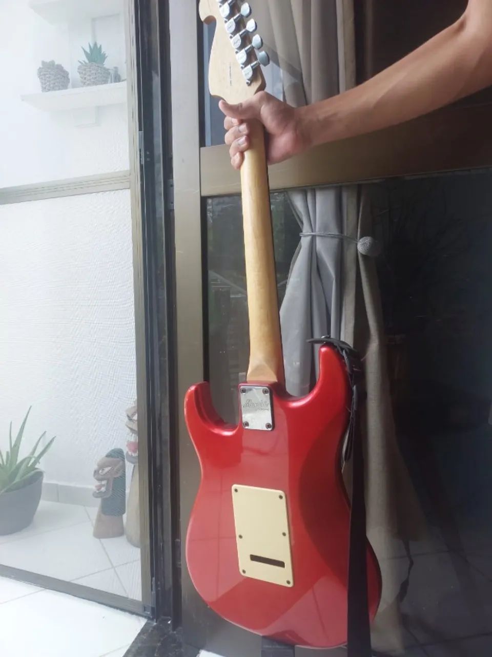 Guitarra Memphis By Tagima Vermelha MG32 + Caixa de som Meteora - Foto 3