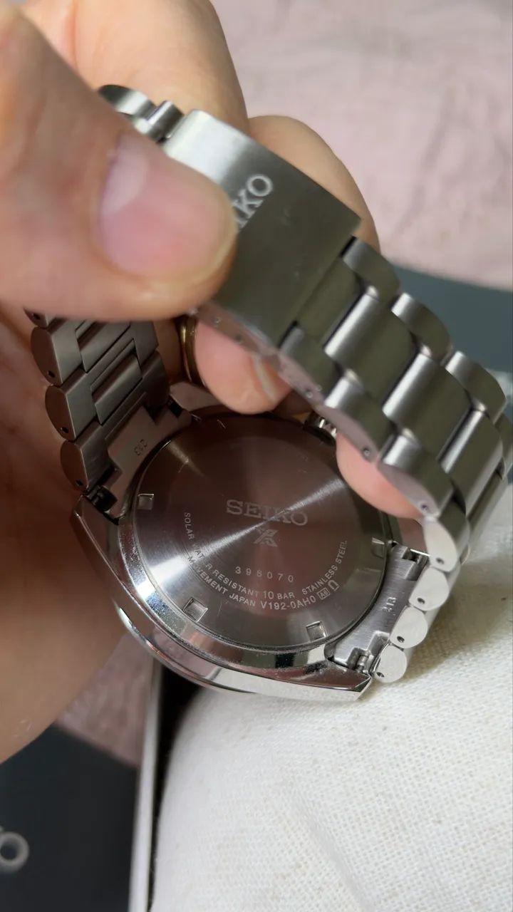 Seiko Speedmaster solar na garantia até 2028 - Foto 2