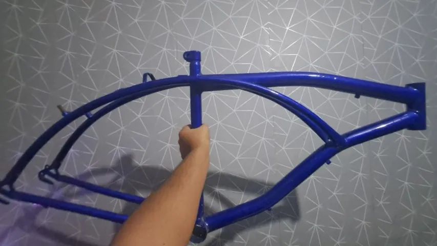 Quadro Caicara aro 26 azul + Guidão