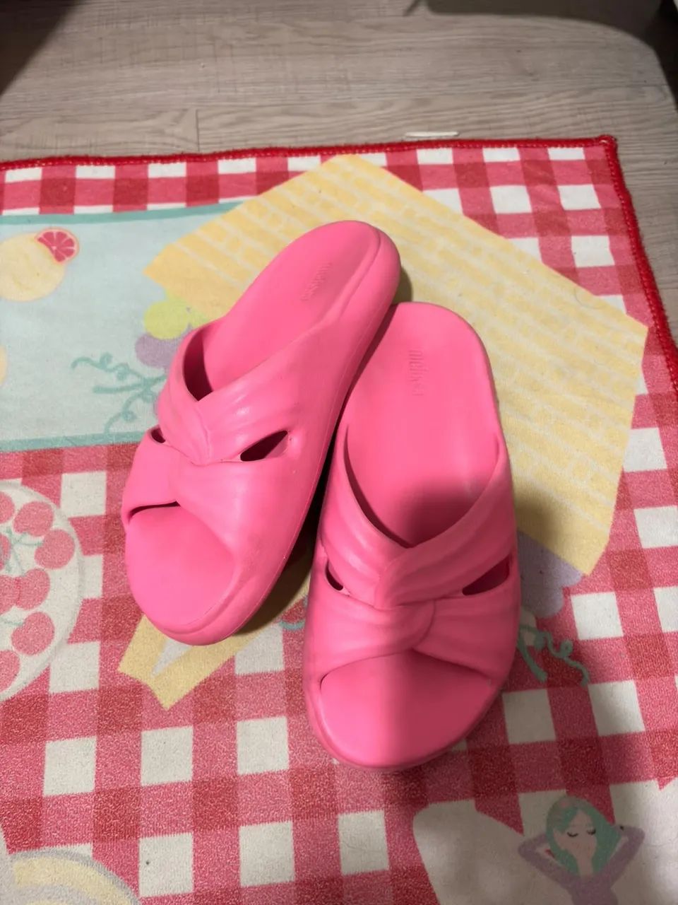 Chinelo Melissa rosa 