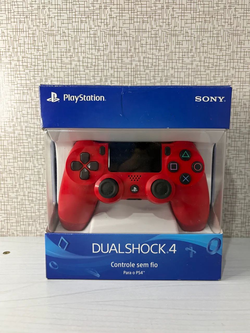 Controle PlayStation 4 Original Vermelho