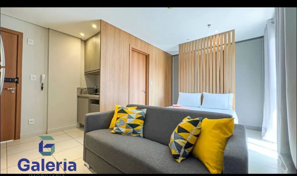 Studio mobiliado com 1 quarto para alugar, 26m² - Nova Aliança