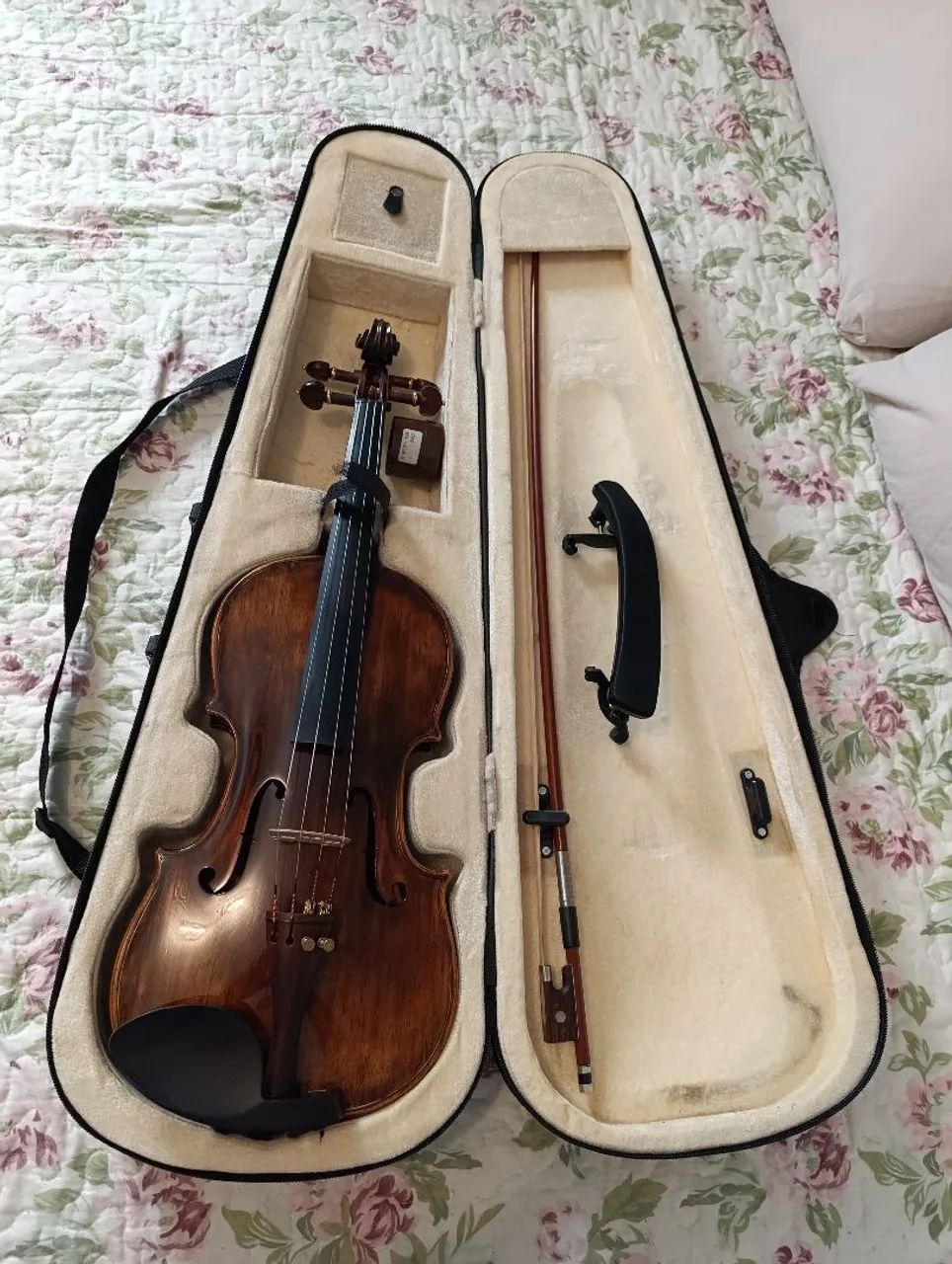 VIOLINO PROFISSIONAL | MAPLE IMPORTADO 3A | LUTHIER | COMPLETO