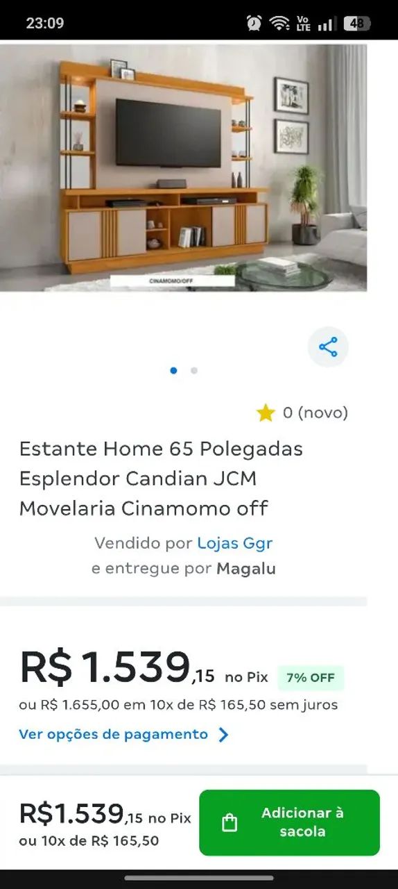 Rack para tv 65" - Foto 3