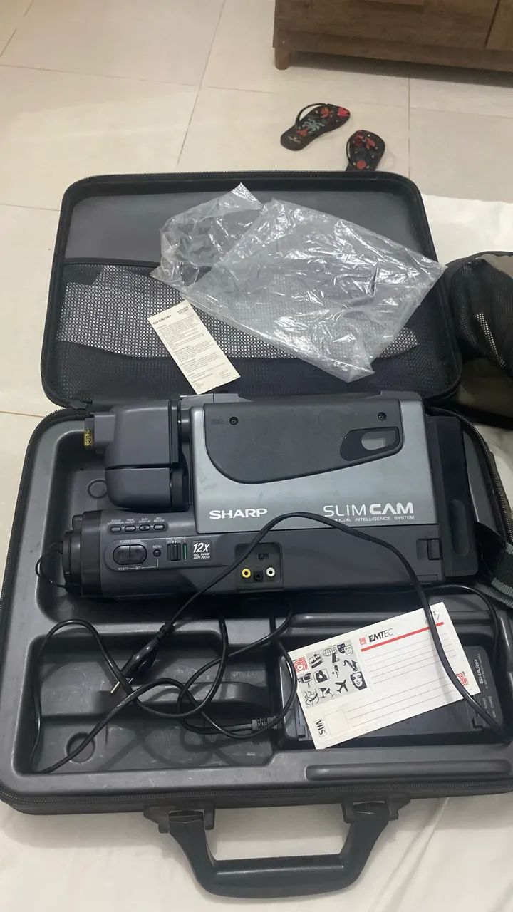Filmadora Slim Sharp Vhs