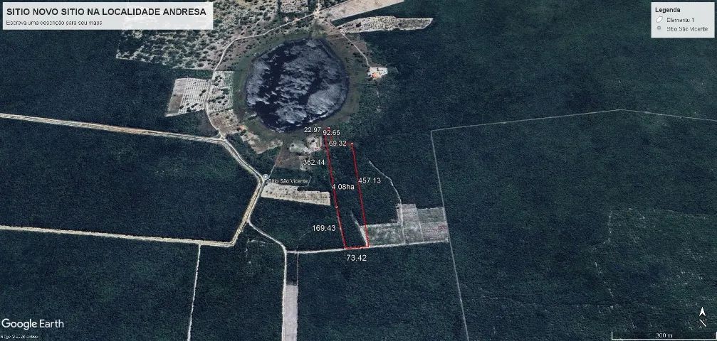 VENDO TERRENO 4 HECTARES EM BEBERIBE