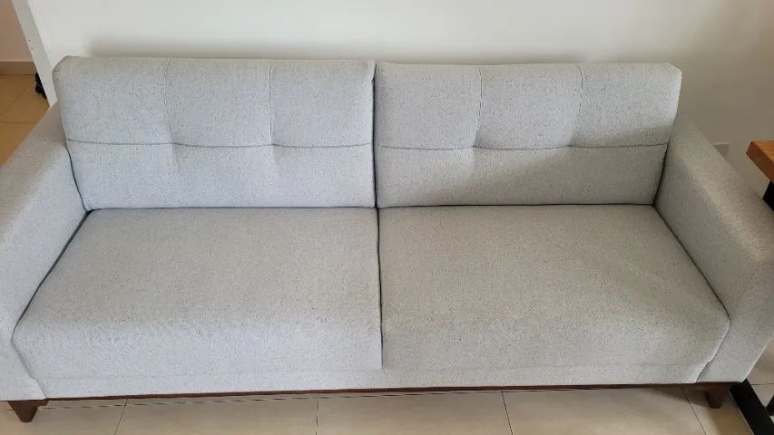 Sofá 4 lugares (em linho) - Foto 5