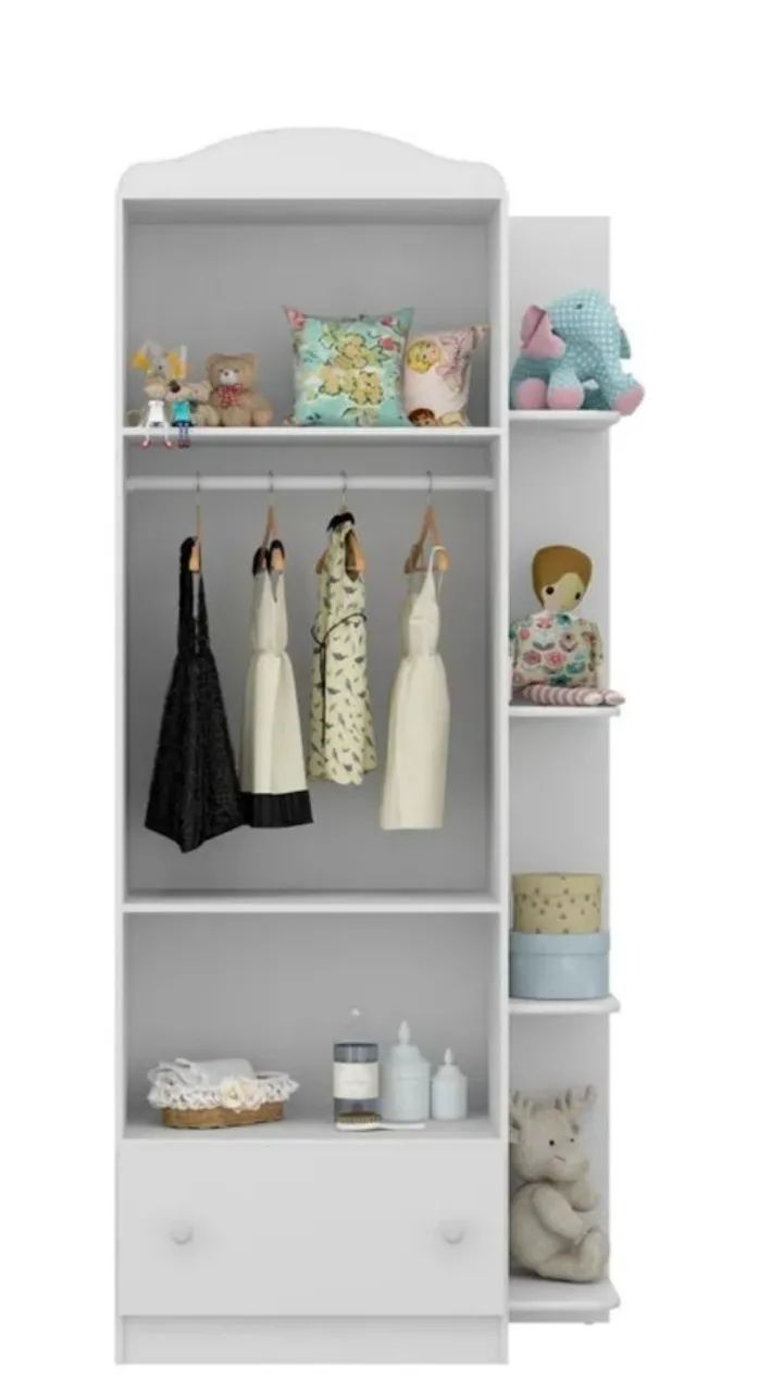 Quarto Infantil Completo - Berço, roupeiro e Cômoda Infantil  - Foto 2