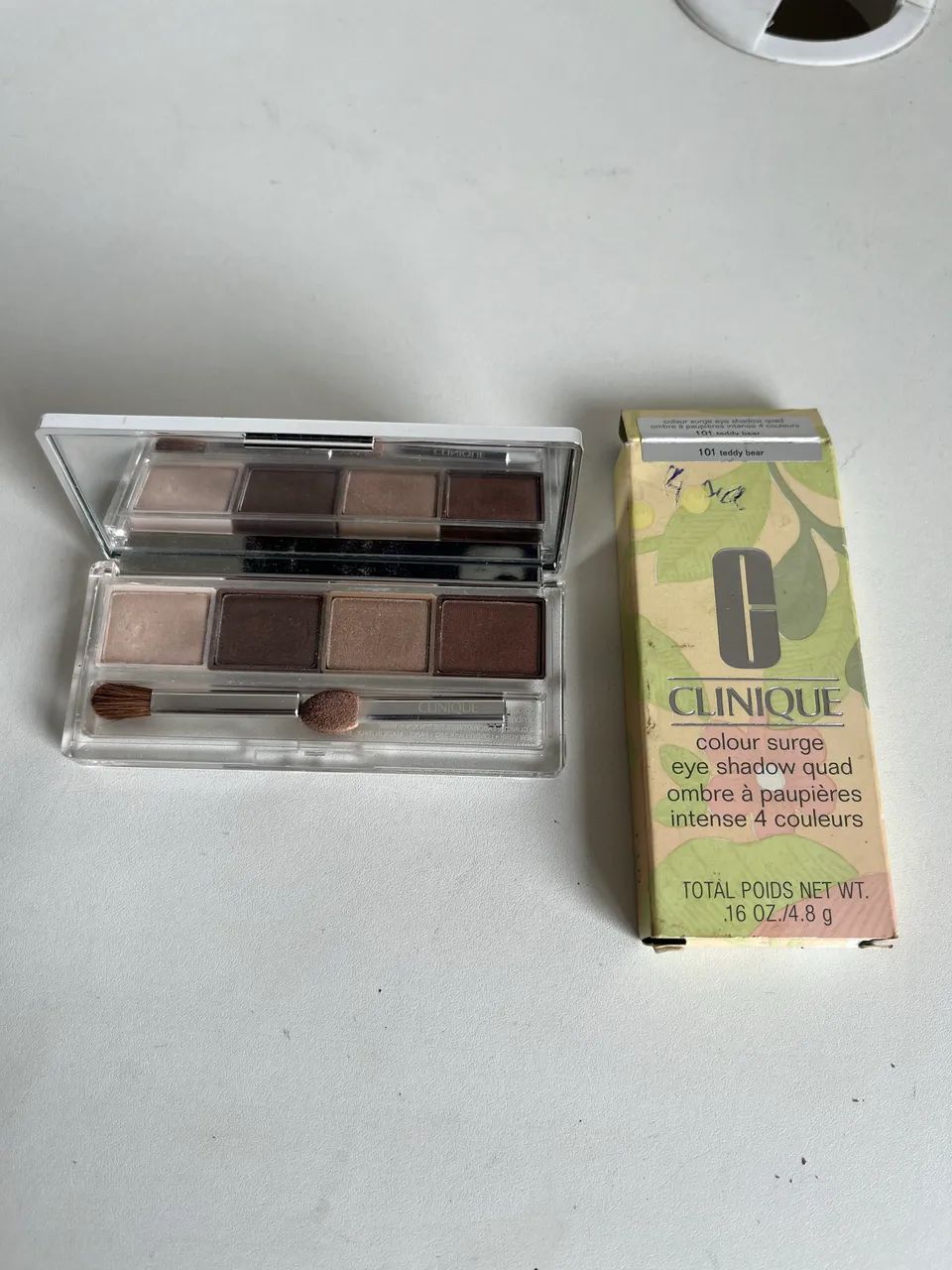 Clinique sombra olhos maquiagem tons marrom 