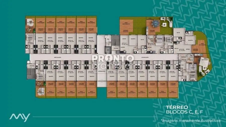 Apartamento com 1 quarto em Muro Alto - Foto 2