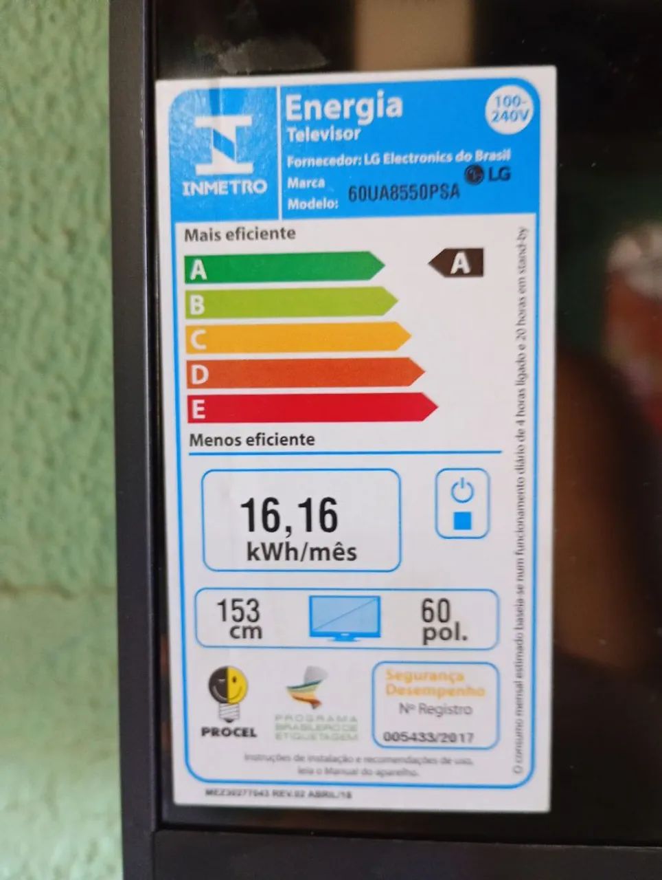 Vende-se TV 60 polegadas 1.700 reais  - Foto 4