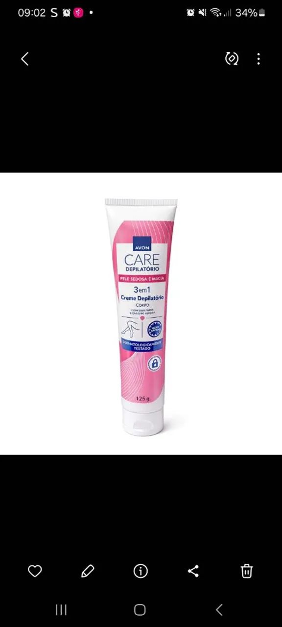 Creme depilatorio avon