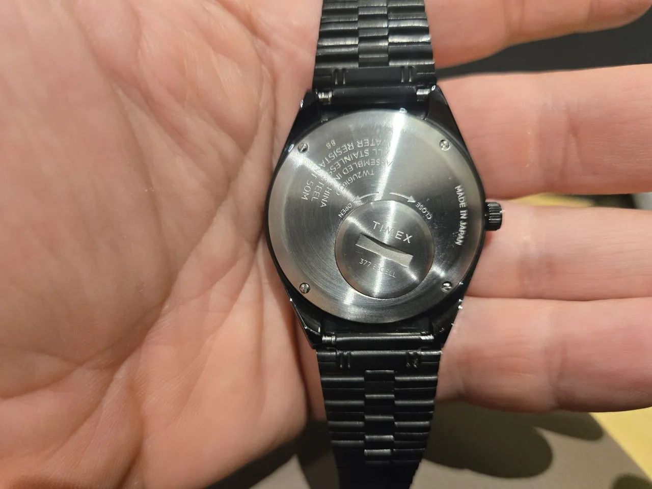 Relógio Q Timex Reissue 38mm All Black TW2U61600 - Completo - Foto 3