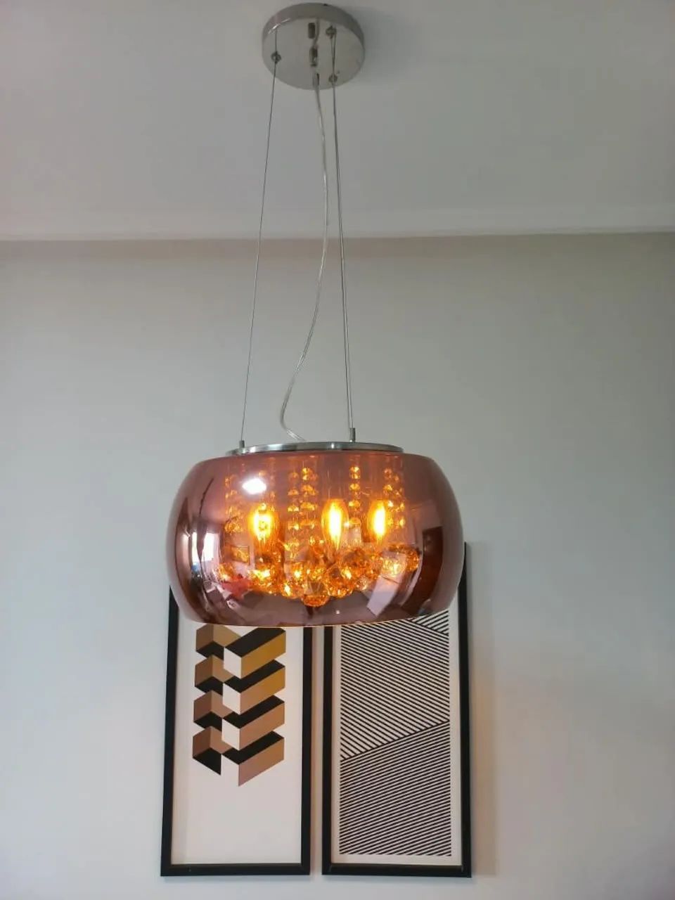 Lustre pendente cristal - Foto 3