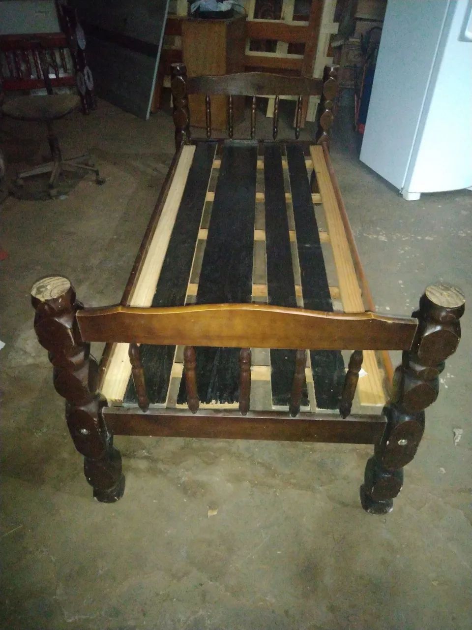 Cama de solteiro de madeira  - Foto 2