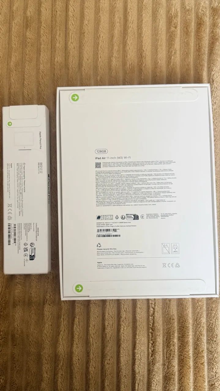 iPad com caneta ambos lacrado na garantia 