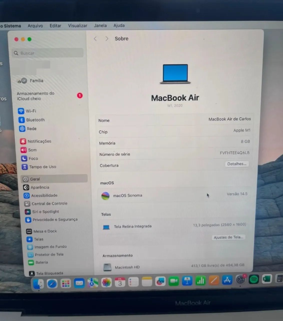 MacBook Air M1 2020 - 8GB RAM / 512GB SSD - Notebooks - Dehon