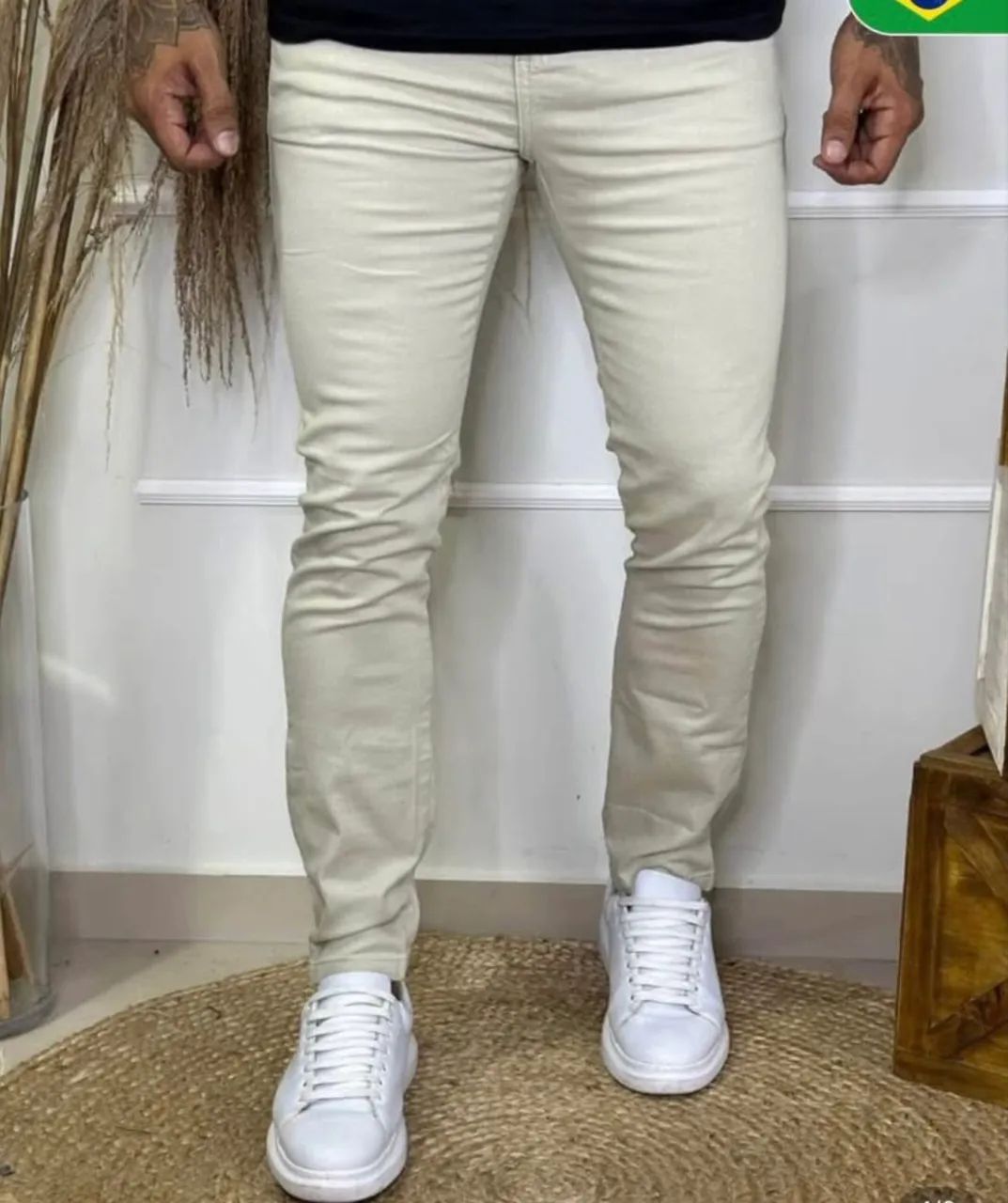 Calça sarja, nunca usada.  - Foto 4