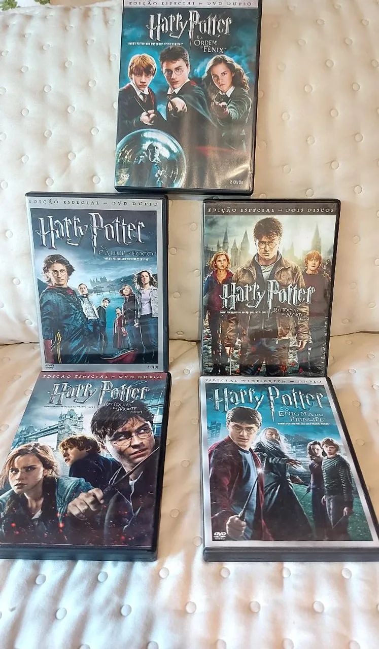 HARRY POTTER  lote de DVD