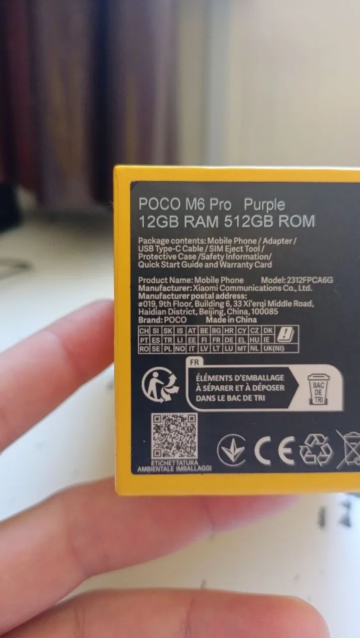 Poço M6 Pro 512g com 12 de ran