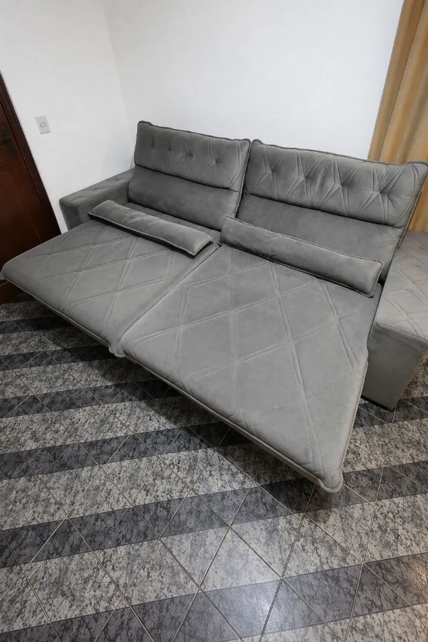SOFÁ RETRATIL 3METROS 4 lugares - Foto 3