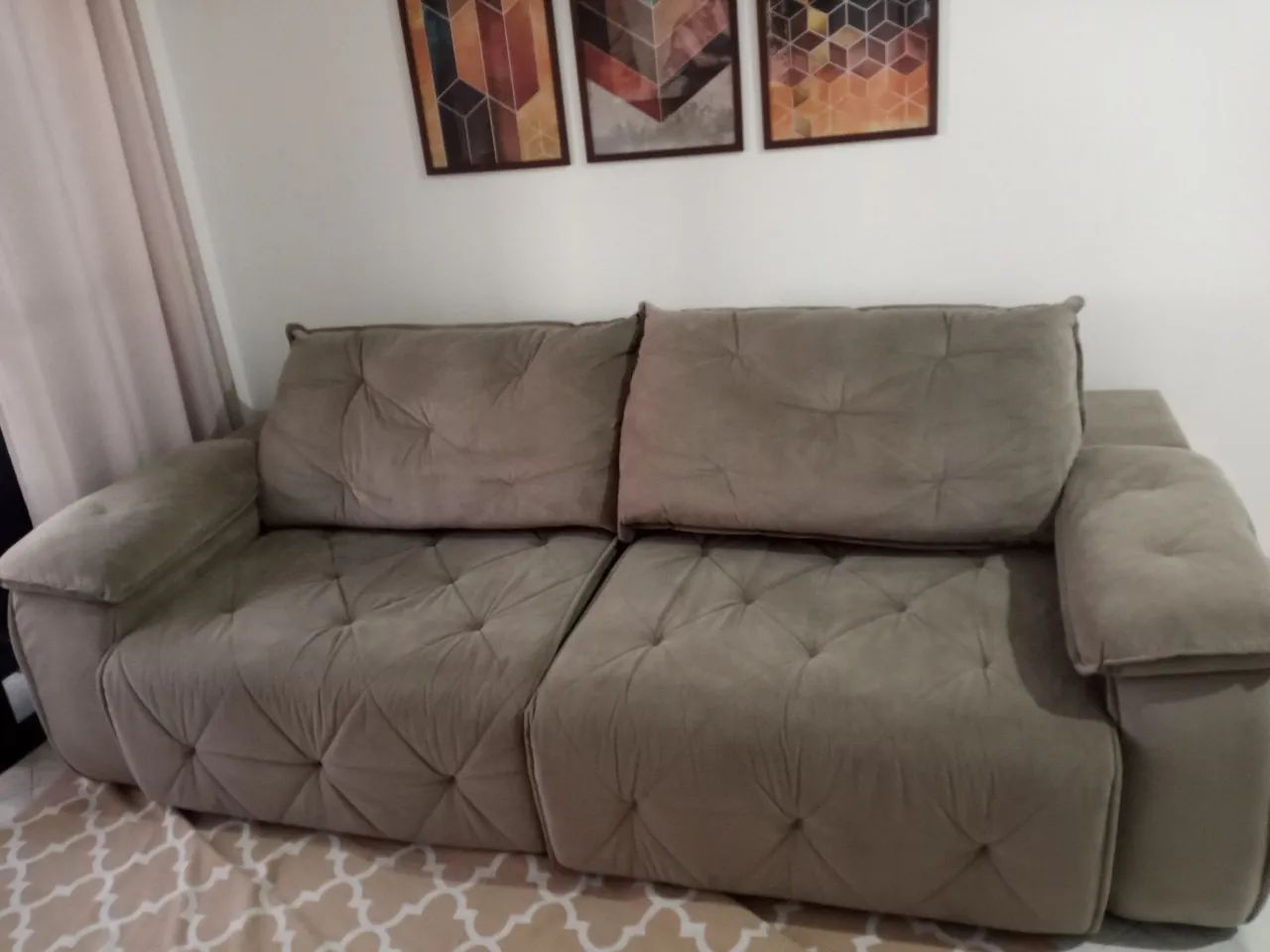 SOFA 11 MESES DE USO ..ABAIXEI PRA VENDER HOJE - Foto 4